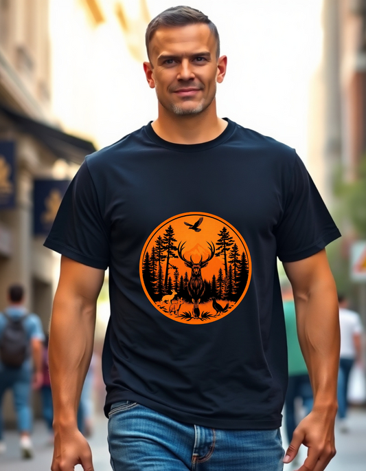 Men's Solid Crew Neck T-Shirt - Casual, Fashionable, Essential T-Shirt for Summer Holiday Travel and Daily Wear